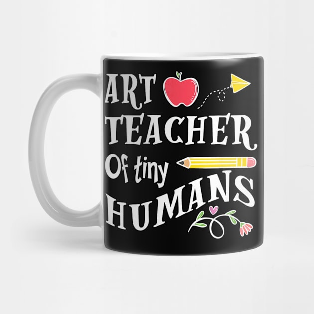 Art Teacher of Tiny Humans Back To School Specialist Team by jrgmerschmann